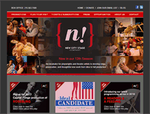 Tablet Screenshot of newcitystage.org